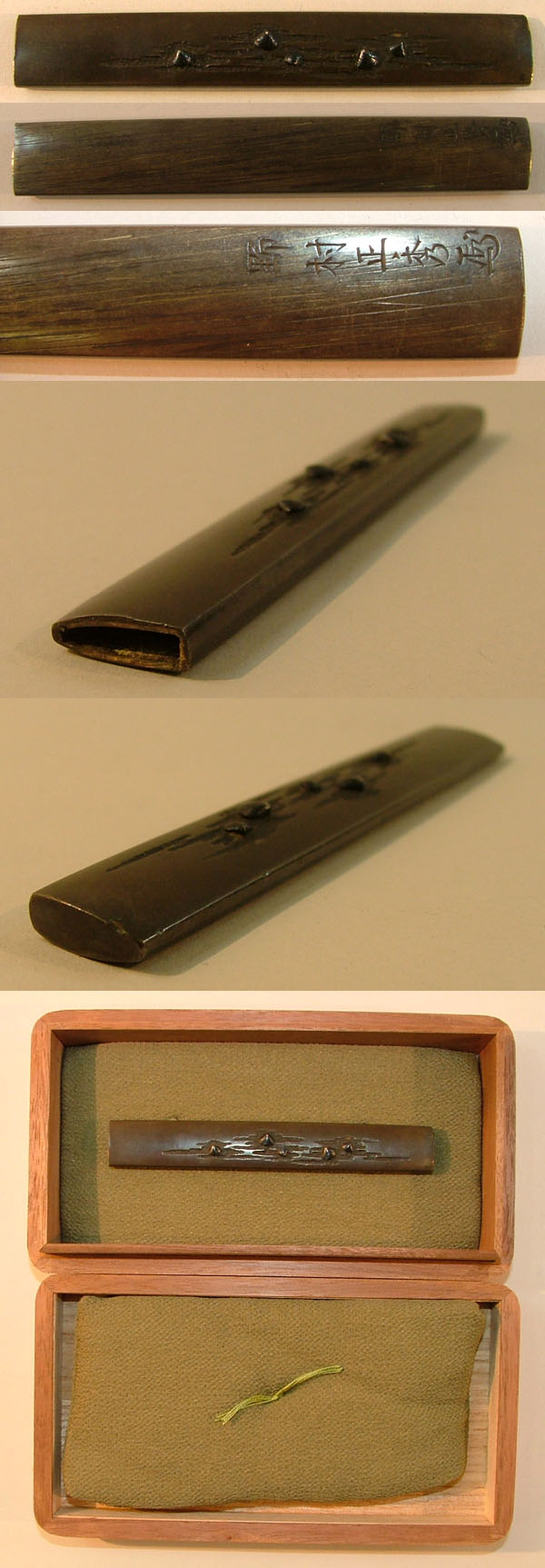 蜆図小柄 野村正秀（花押） Picture of parts