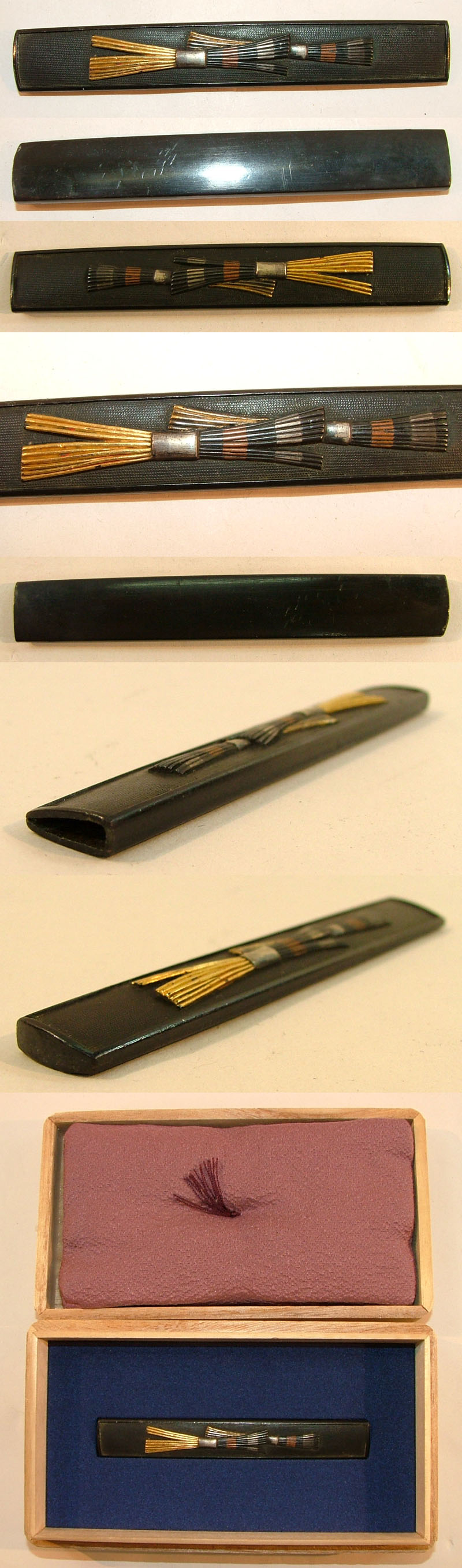 水引図小柄 無銘 脇後藤 Picture of parts