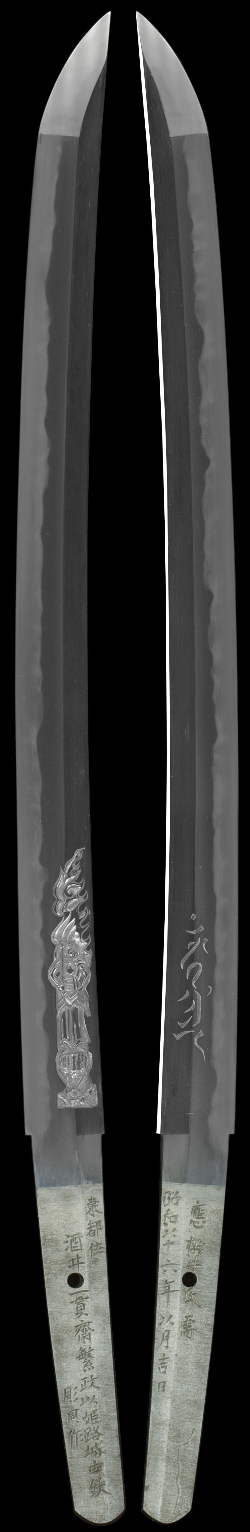 東都住酒井1貫斎繁政以姫路城古鉄彫同作Picture of whole