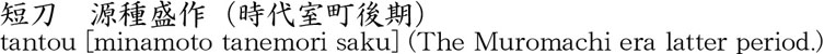 Picture of Japanese name