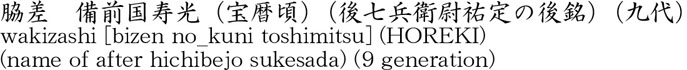 Picture of Japanese name