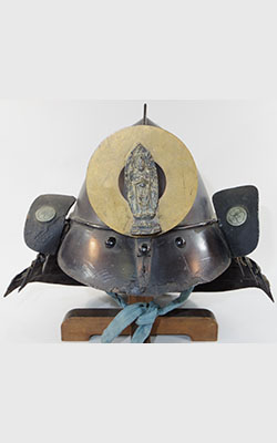 (Antique Kabuto:Samurai helmet) maruni katabami mon Picture