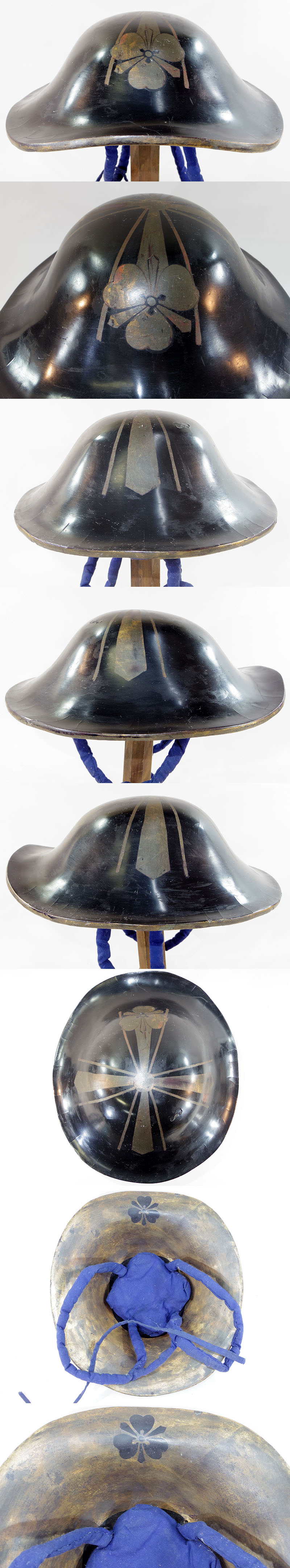 陣笠　姫路剣片喰紋 Picture of parts