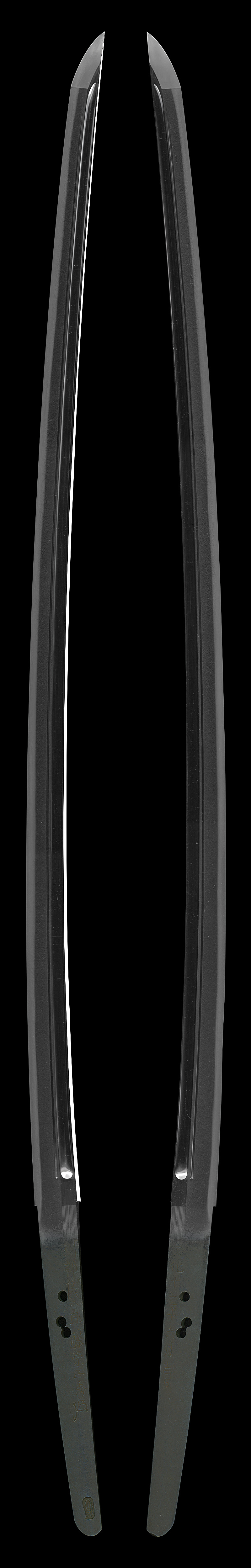 刀　川部儀八郎藤原正秀(花押) (刻印) (新々刀　最上作)    文化十二年六月吉日Picture of whole