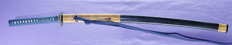 katana [takai bungo_no_kami kuniyoshi] (wazamono)  [wakasa_ju nanbantetsu futatsudou] (setsudan) Picture of SAYA