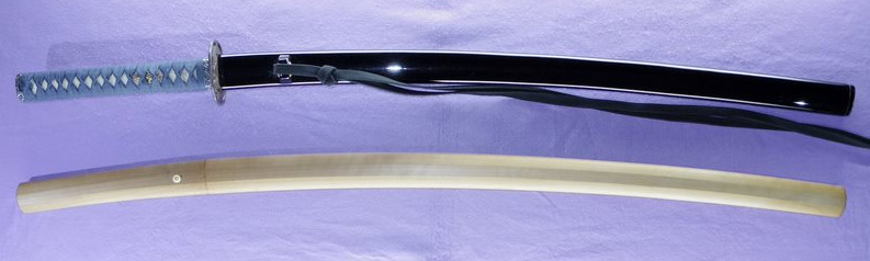 katana [hishu yatsushiro_ju minamoto moriyoshi SHOWA 51] (tanigawa moriyoshi) (mukansa) Picture of SAYA