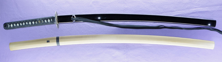 katana    [bugei_ju Kanekuni saku　HEISEI 5] 　(ogawa mitsutoshi) (mukansa)  Picture of SAYA