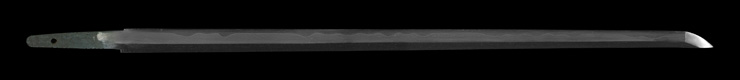 wakizashi   [sanjyou munechika] (yamato・sinsintou) [Sword cane] (zatoichi stick) Picture of blade