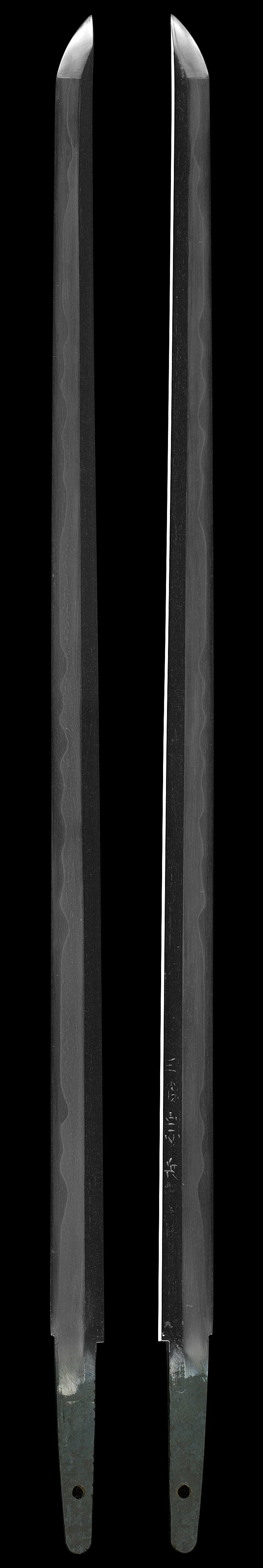 脇差　(刀身銘)三條宗近(大和・新々刀) (仕込杖風拵え付き)Picture of whole