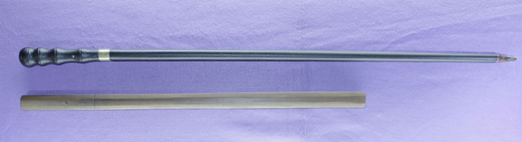 wakizashi   [sanjyou munechika] (yamato・sinsintou) [Sword cane] (zatoichi stick) Picture of SAYA
