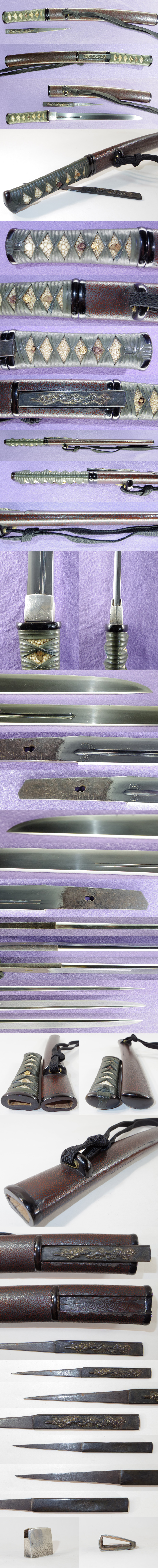 短刀　二王元清(時代室町後期) Picture of parts