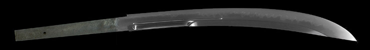 naginata [chikuzen_no_kuni fuku(Cut below)TENNA 4] (fukuoka_ju moritsugu) (mitsuba aoimon koshirae) Picture of blade