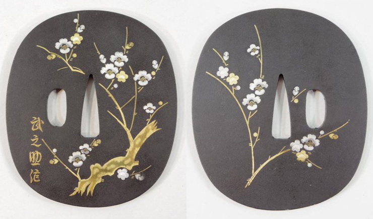 tsuba   plum tree takenosuke (kao) (tsuji takenosuke) Picture