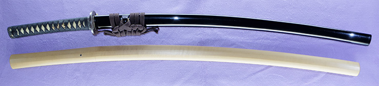 katana [chikushu yanagawa_ju onizuka yoshikuni] (sintou jou-saku) (wazamono) Picture of SAYA