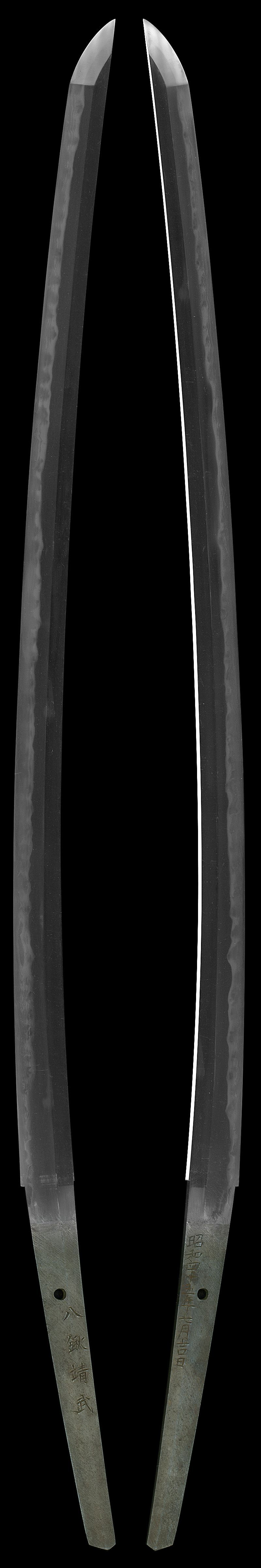 刀　八鍬靖武  (無鑑査 靖国刀匠)　　昭和四十五年七月吉日Picture of whole