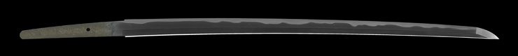 katana [naniwa_ju gassan unryushi minamoto_no sadakazu seikitae (kokuin) kore MEIJI 4]  　(sinsintou joujou-saku) Picture of blade