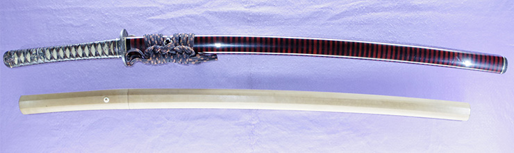 katana [naniwa_ju gassan unryushi minamoto_no sadakazu seikitae (kokuin) kore MEIJI 4]  　(sinsintou joujou-saku) Picture of SAYA