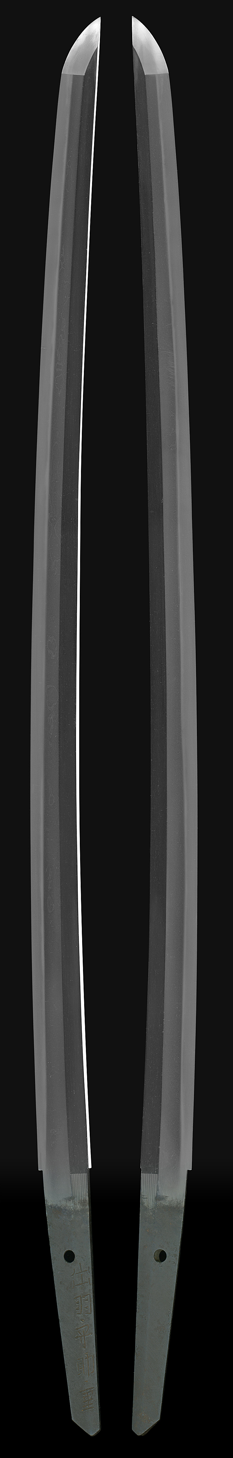 刀　出羽守助重　(摂津・延宝頃) (突兵打刀拵付) (業物)Picture of whole