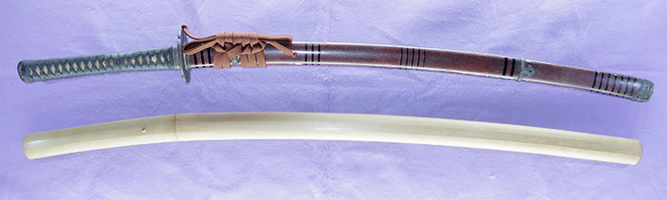 katana   [todai_joka_ni_oite choshin_sai fuyuhiro zou  KAEI 4]　(takahashi naganobu) 　(sinsintou jou-saku) Picture of SAYA