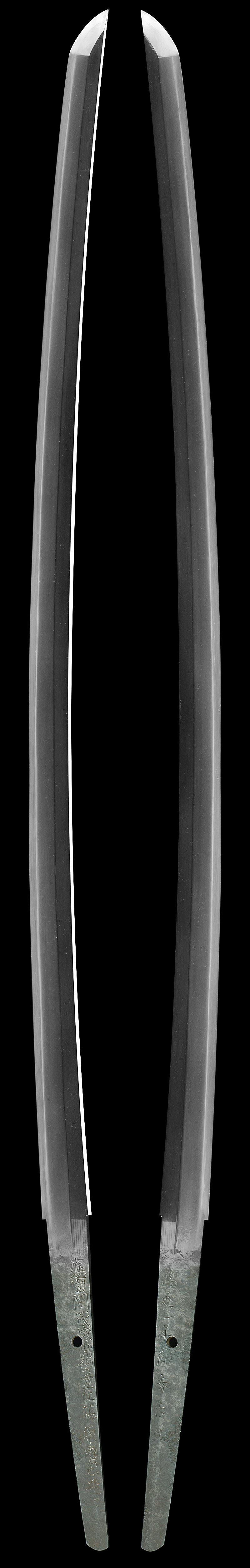 刀　応岩間茂成需 仙台住藤原国包造之(十三代) (保昌伝)　　万延二年仲春吉旦Picture of whole