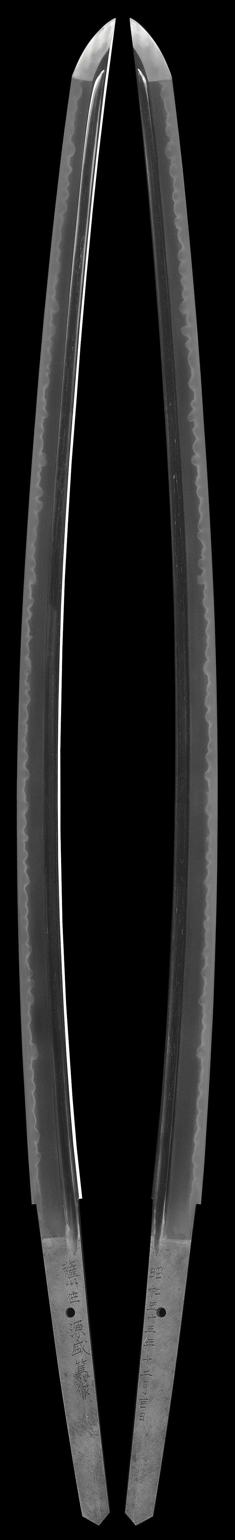 刀　薩州住源盛篤作(二代盛篤)　　昭和五十三年十二月吉日Picture of whole