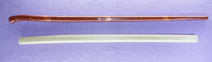 katana No signature [takada sadamori] (Sword cane zatoichi stick) Picture of SAYA
