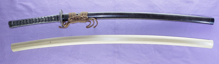 katana [mutsu aihan shin katana kaji touryo miyoshi nagamichi GENJI 1] (miyoshi nagamichi 8 generation) (sinsintou jou-saku) Picture of SAYA