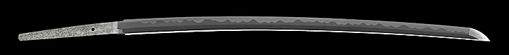katana [chikushu_ju sou tsutomu saku SHOWA 51] (mukansa) Picture of blade