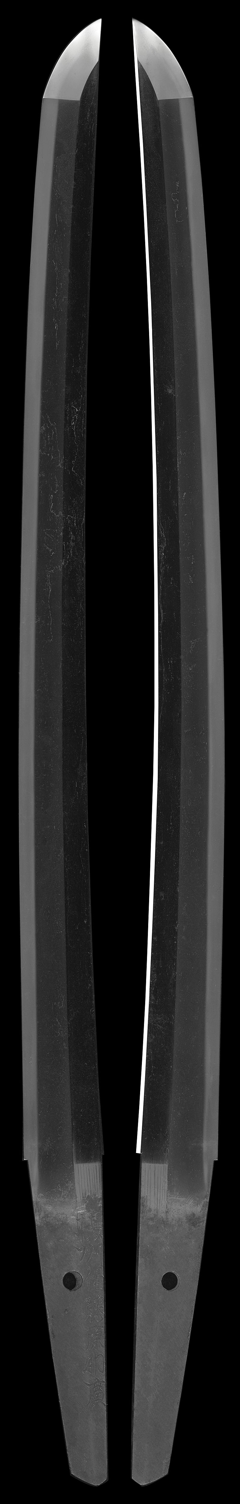 脇差　摂州住藤原助広(初代　ソボロ助広・承応頃) (新刀上々作) (最上大業物)Picture of whole