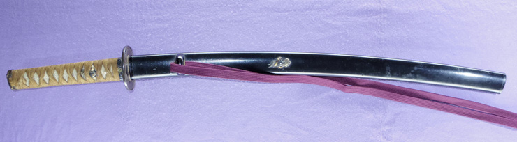 wakizashi [kawachi daijyo fujiwara kunisada] (mutsu aizu) (wazamono) Picture of SAYA