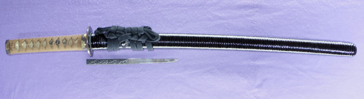 wakizashi [oushu_ju kanesada] (MANJI) (Wazamono) Picture of SAYA
