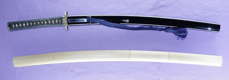 wakizashi [harima daijo fujiwara kiyomitsu] (Wazamono) Picture of SAYA