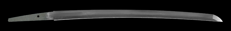 wakizashi [tanba_no_kami yoshimichi] (osaka) Picture of blade