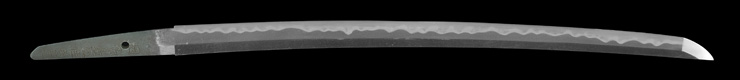 wakizashi [inshu tottori_ju kanesaki] (sintou) (Wazamono) Picture of blade