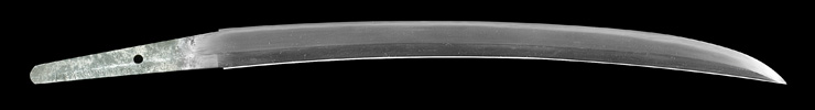 wakizashi [oshu aizu_ju miyoshi nagamichi KAEI 7] (miyoshi nagamichi 8 generation) (sinsintou jou-saku) Picture of blade