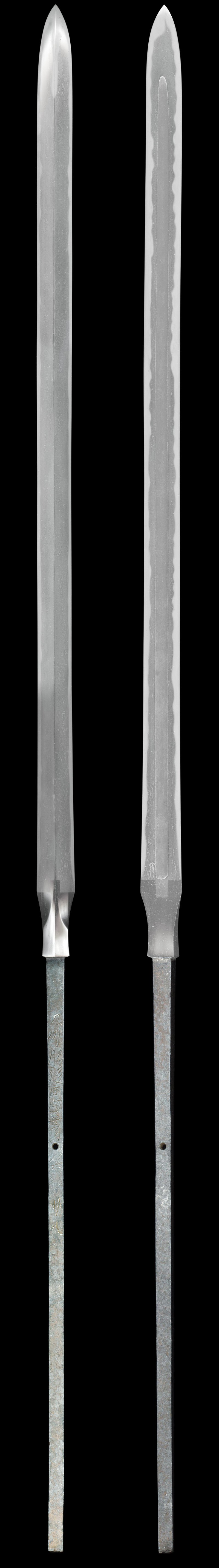 大身槍　九州肥後同田貫兵部　　　　(切符銘)廿八Picture of whole