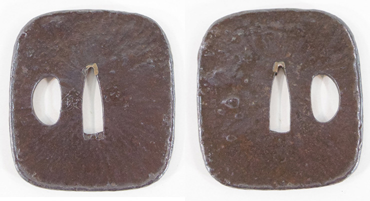 Tsuba Sunbeam [masatoshi] (iwai kishinmaro masatoshi) (Swordsmith Tsuba) (Kiyomaro