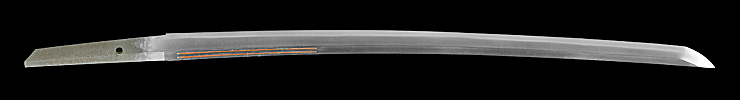 wakizashi [kashu-ju kiyomitsu] (sintou) (Wazamono) Picture of blade