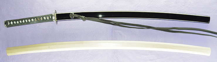 katana    [bushidou higo-no-kuni-yatsushiro-ju akamatsu tarou kanehiro saku  REIWA 5] (kimura kaoru)　(shinsakutou new sword) Picture of SAYA