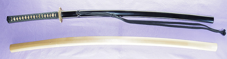 katana [bushu-ju hata morihisa] (ishido morihisa) (hata touren) (Wazamono) Picture of SAYA