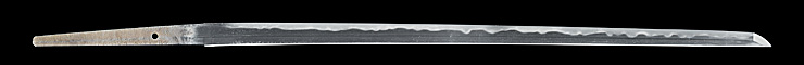 katana [mutsu daijo miyoshi nagamichi] (1 generation miyoshi nagamichi) (sintou jou-saku) (Saijo O Wazamono) Picture of blade
