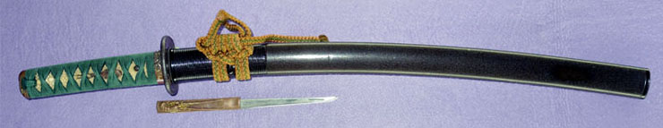 wakizashi [suishinshi masahide BUNSEI 2] (carved seal) (2 generation masahide) Picture of SAYA