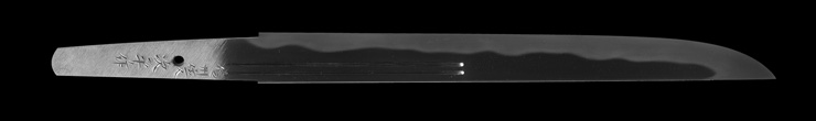 tantou [shinshu-ju-nin tsuguhira saku SHOWA 61] (takahashi tsuguhira) (Highest disciple of Living National Treasure Miyairi Yukihira) (mukansa) Picture of blade