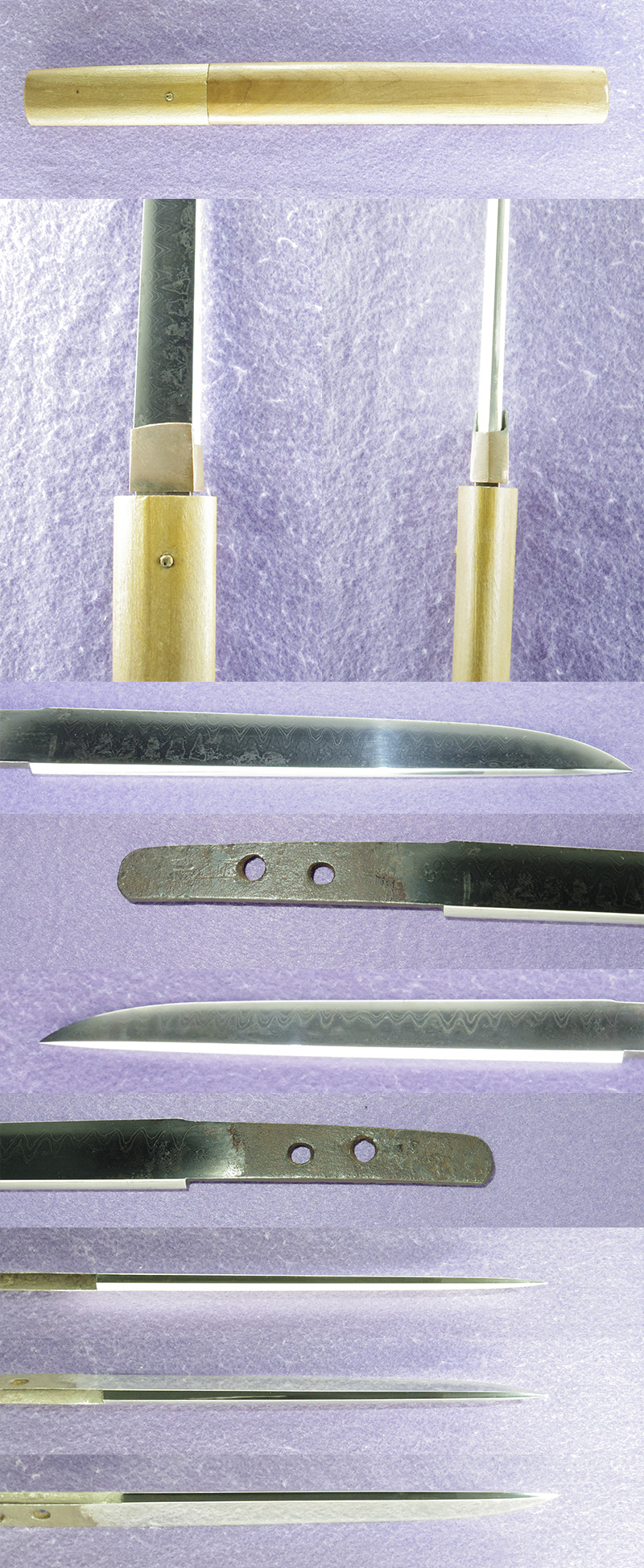 短刀　月山(古月山) Picture of parts