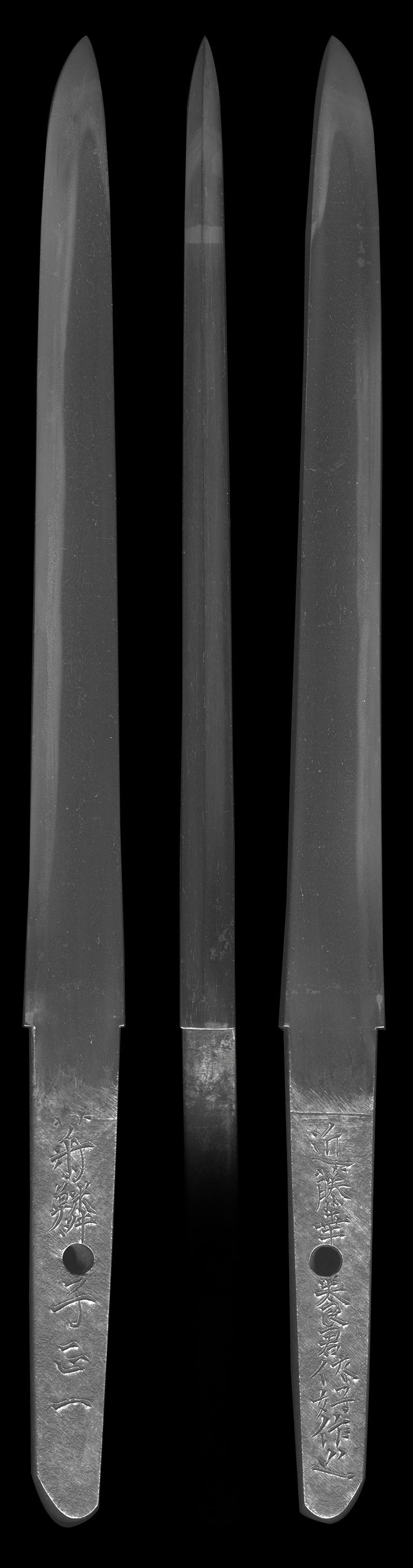 短刀　菊鱗子正一(新々刀) (上野国)　　　近藤幸養君依好作之Picture of whole