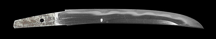 katana [katukuni] (kaga・KEIO) (8 generation katukuni)    [senshuraku] (Final performance) Picture of blade