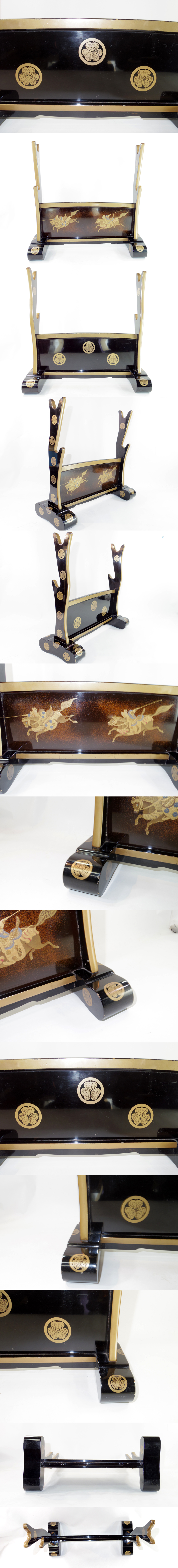 日本刀 刀掛け(三つ葉葵紋) Picture of parts