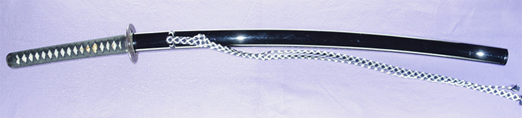 katana [noshu-ju kanenobu kitae kore SHOWA 58] (niwa shuji) (Gifu Prefecture Important Intangible Cultural Property)(Person who holds the Mino tradition of Japanese sword forging techniques) Picture of SAYA