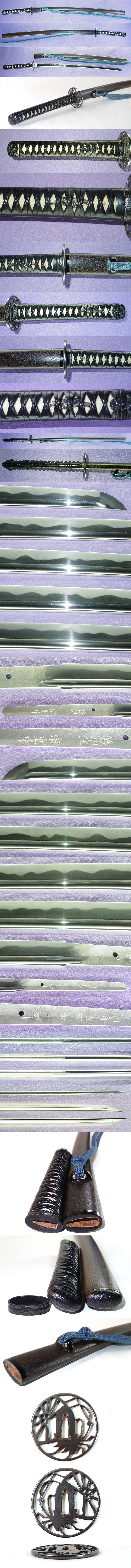 刀　筑州住宗重作　（笹露の作者）　　平成久年三月吉日　 Picture of parts